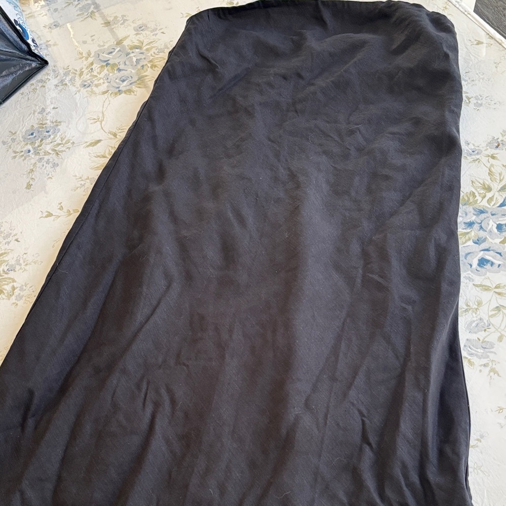 Banana Republic Strapless Black Midi Dress - Picture 4 of 7